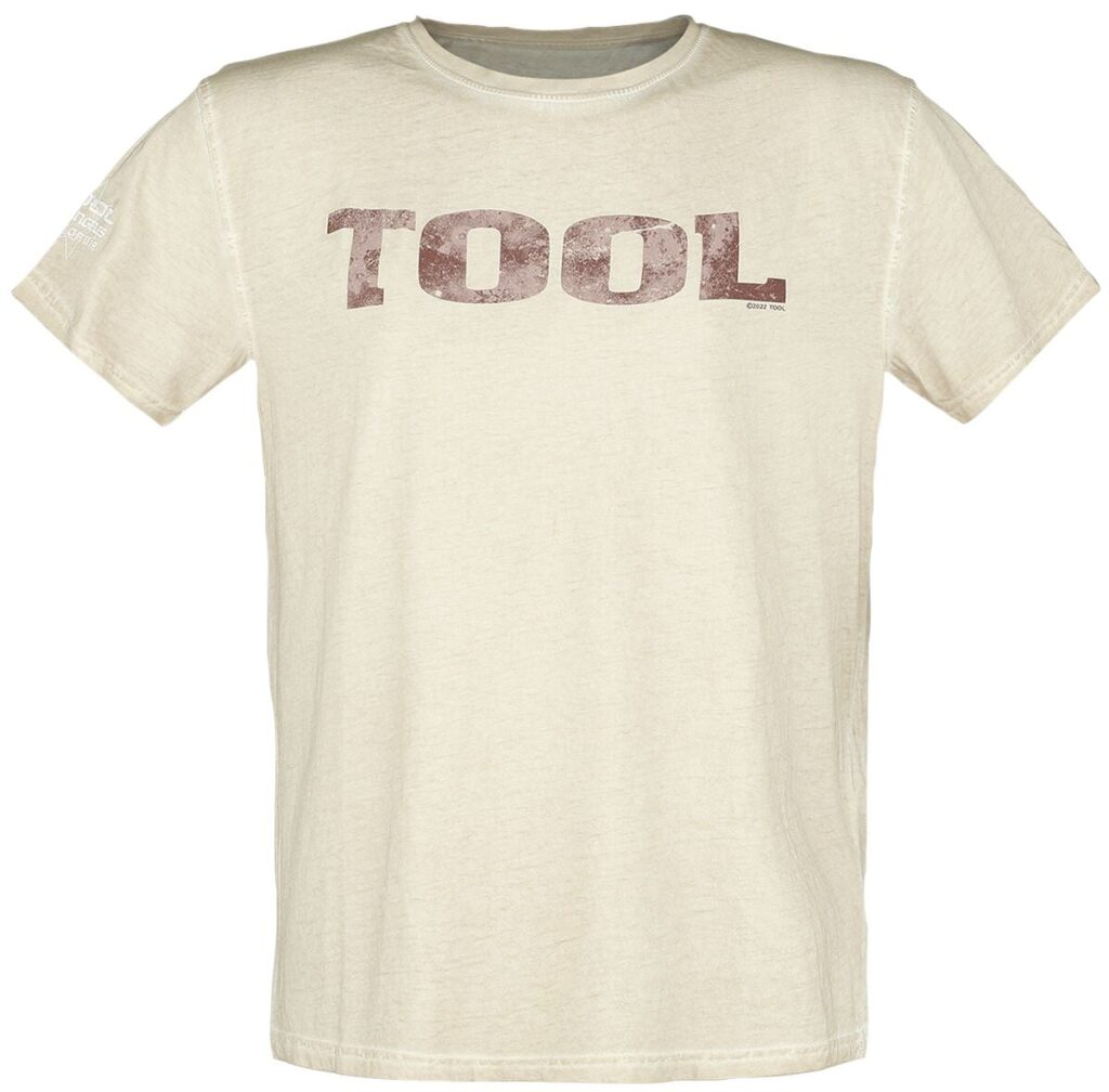 Tool Double Image T-shirt beige