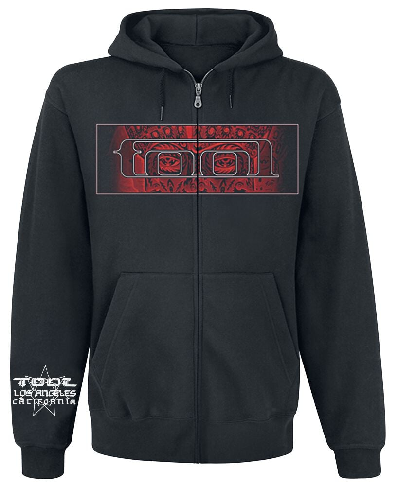 Tool Red Face Hoodie Jacket black