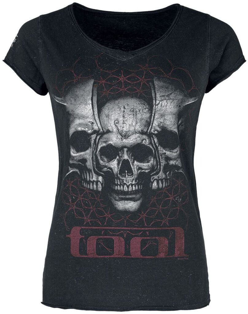 Tool Skull Spikes T-shirt black