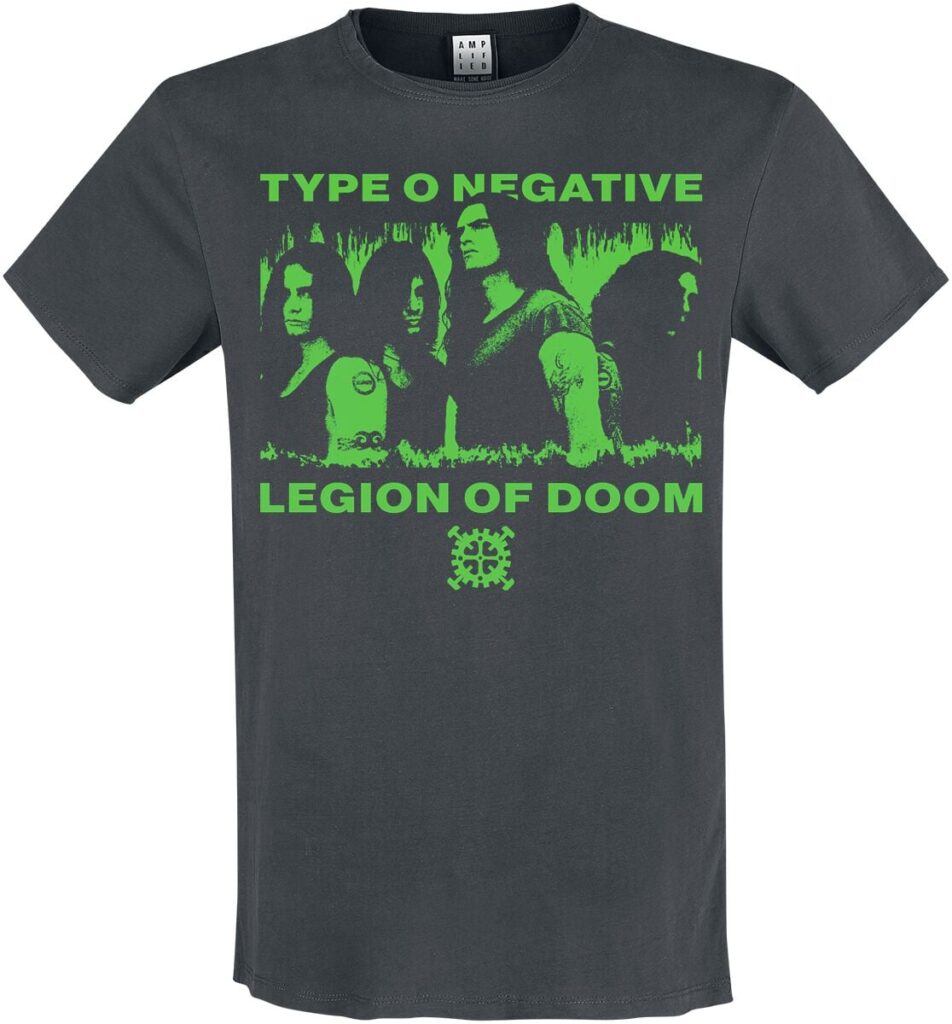 Type O Negative Amplified Collection - Legion Of Doom T-shirt charcoal