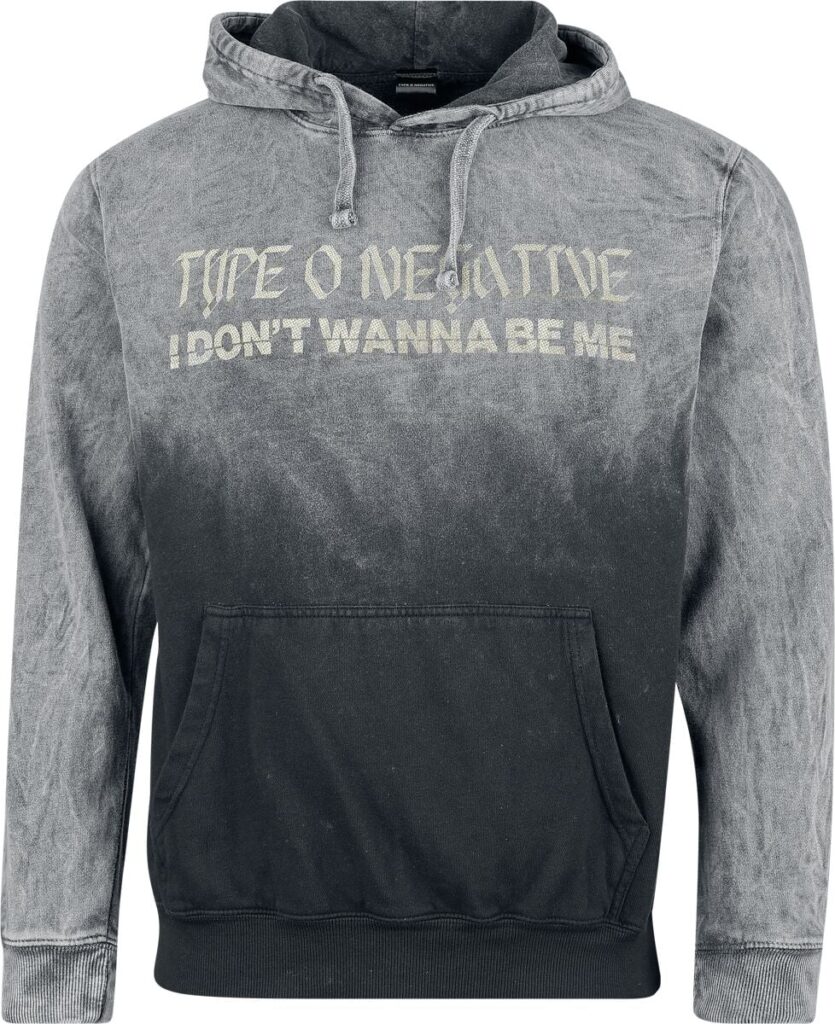 Type O Negative I Don't Wanna Hoodie grey