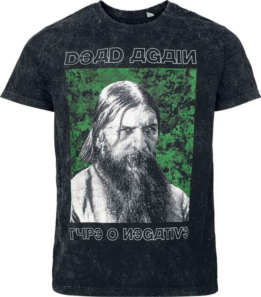 Type O Negative Rasputin T-shirt anthracite