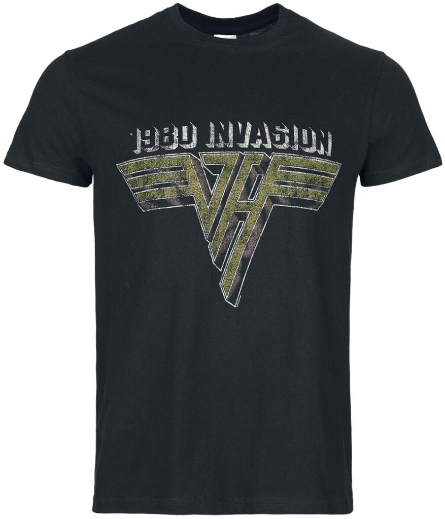 Van Halen Van Halen '80 Invasion T-shirt black