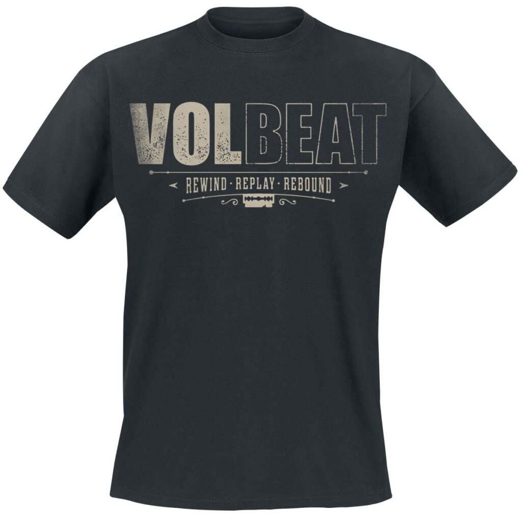 Volbeat Distressed Logo T-shirt black