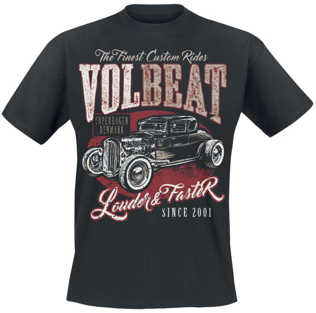 Volbeat Louder And Faster T-shirt black