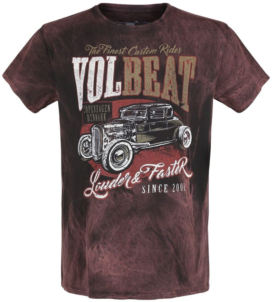 Volbeat Louder And Faster T-shirt rust