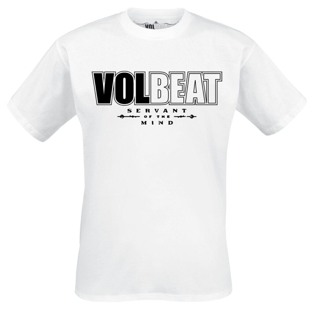 Volbeat Servant Of The Mind Logo T-shirt white