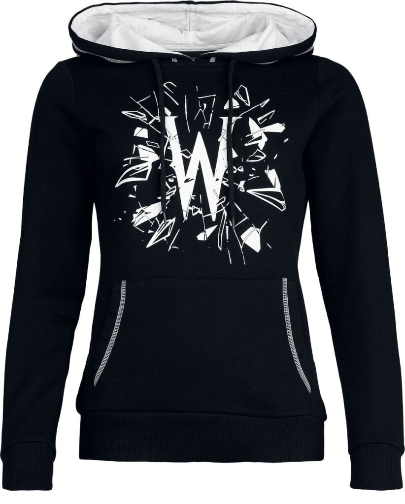 Wednesday Wednesday - Broken Glass Hoodie black